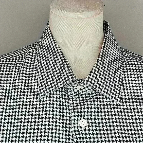 Paul Fredrick Slim Fit 100% Cotton Button Down Long Sleeve Size 18-34 - Picture 4 of 7